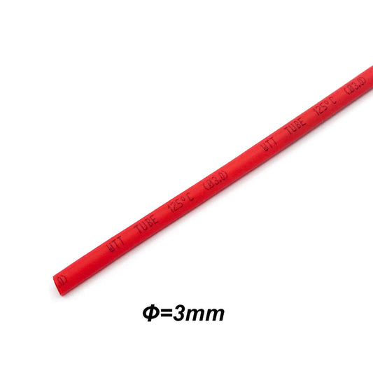 ABM 3.0MM HEATSHRINK RED (1 metre)