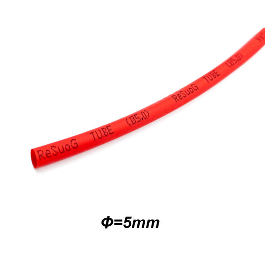 ABM 5.0MM HEATSHRINK RED (1 metre)