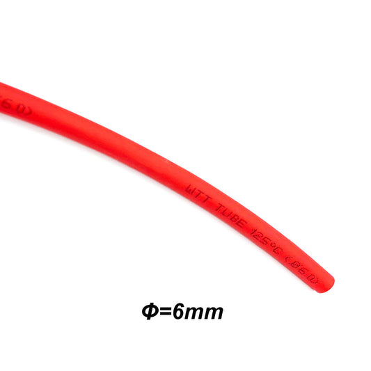 ABM 6.0MM HEATSHRINK RED  (1metre)