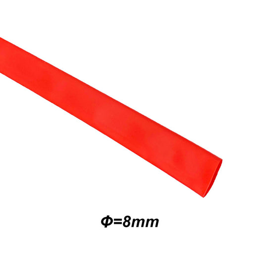 ABM 8.0MM HEATSHRINK RED (1 metre)
